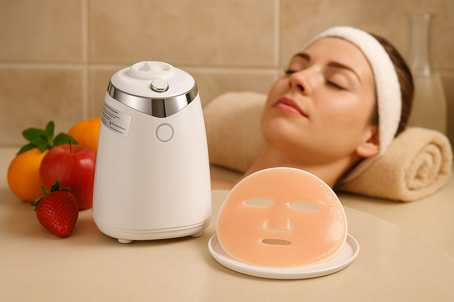 DIY Fruit Face Mask Maker - Natural Glow in 5 Minutes | Fresh Skincare Beauty Device - Papicha H
