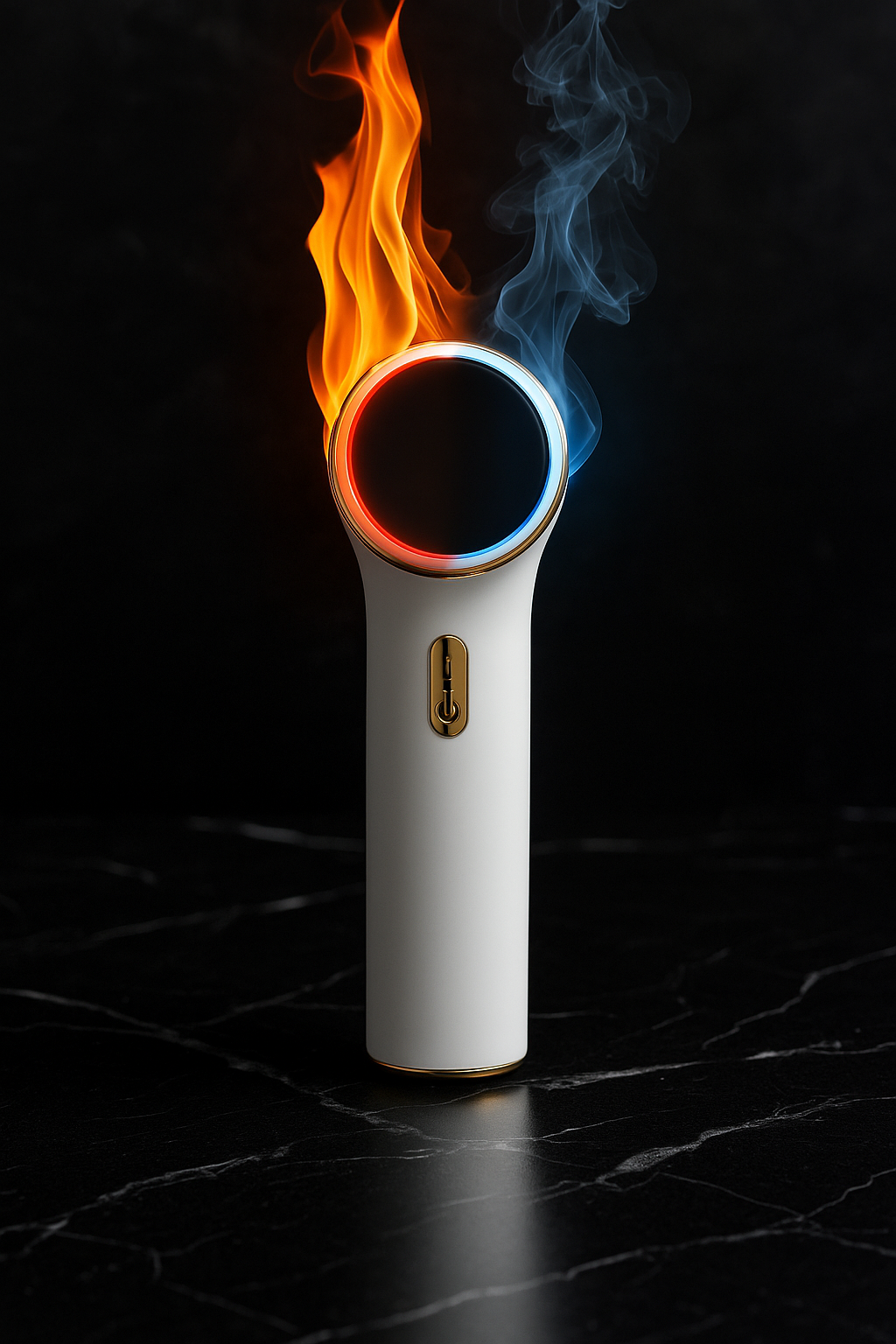 Hot & Cold Face Beauty Device - 2 LED Modes Lifting & Depuffing | Professional Facial Tool - Papicha H