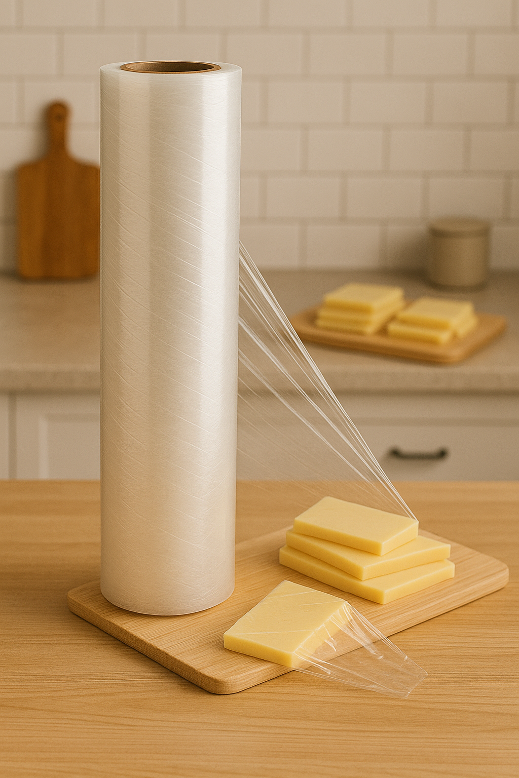 Professional Cling Film 300m - Ultra Fresh Food Preservation Wrap | Commercial Kitchen Plastic Film - Papicha H