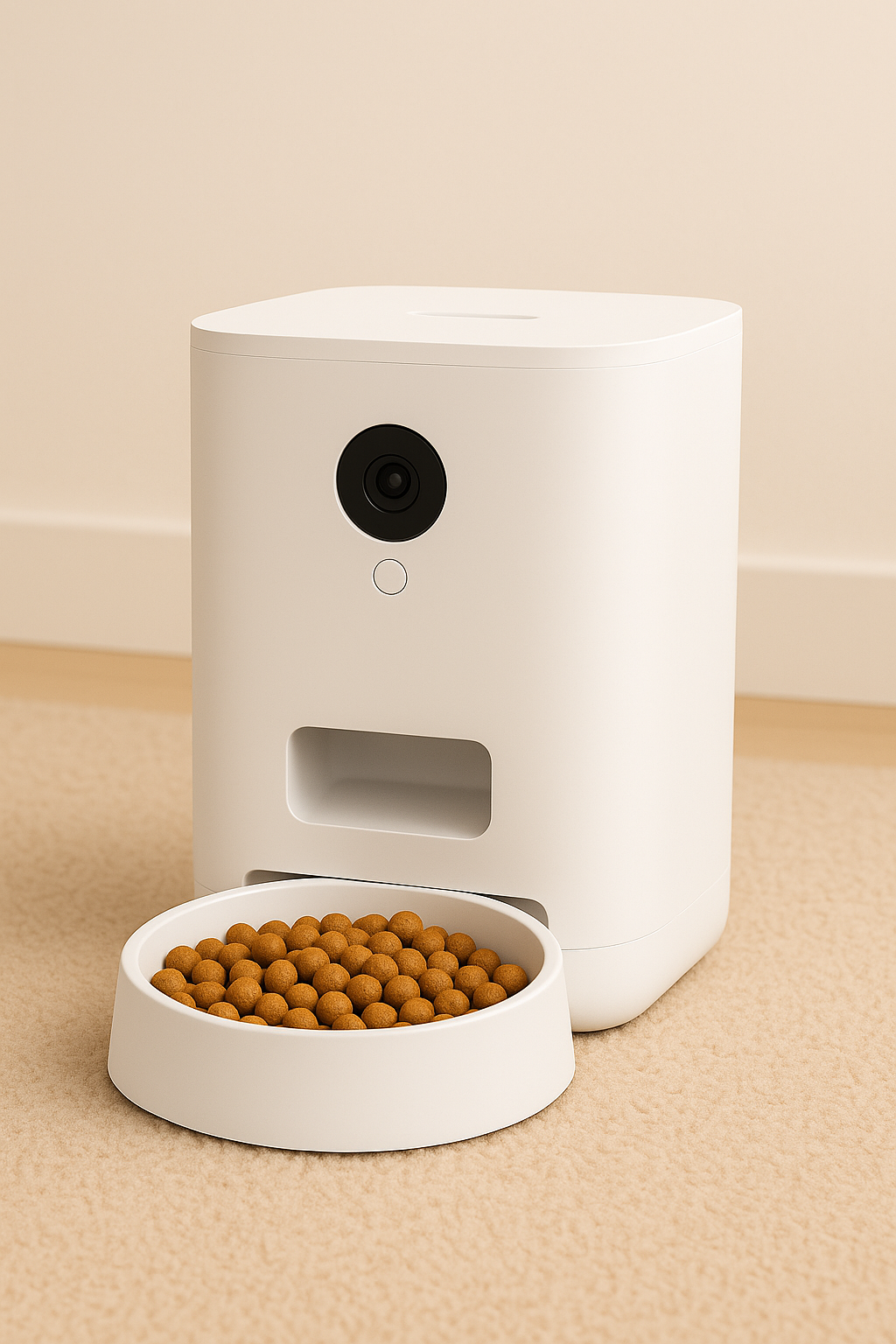 Automatic Pet Feeder with HD Camera - Smart WiFi Pet Food Dispenser | Remote Pet Monitoring - Papicha H