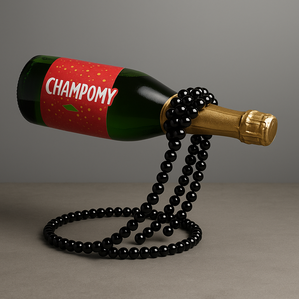 Wine Bottle Necklace Holder - Hands-Free Chic Accessory | Party Wine Carrier - Papicha H