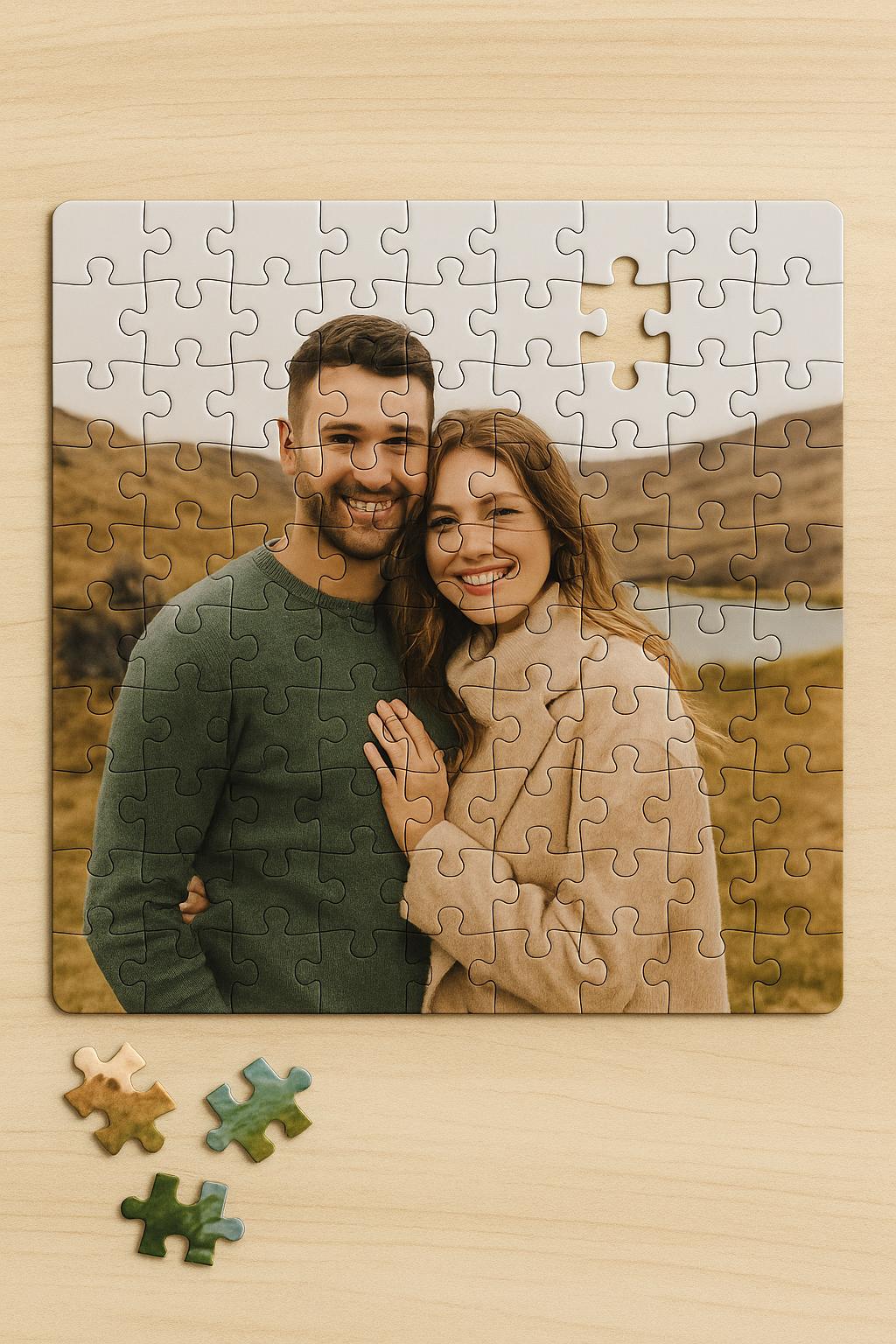 PUZZLE COUPLE PERSONNALIS | Photo 1000 Pièces | Couple Puzzle PAPICHA H