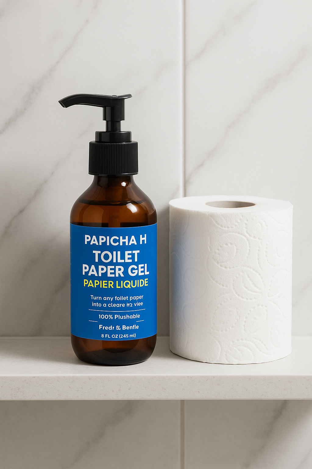Revolutionary Liquid Toilet Paper Gel - Instant Biodegradable Wipes Transformer | Papicha H