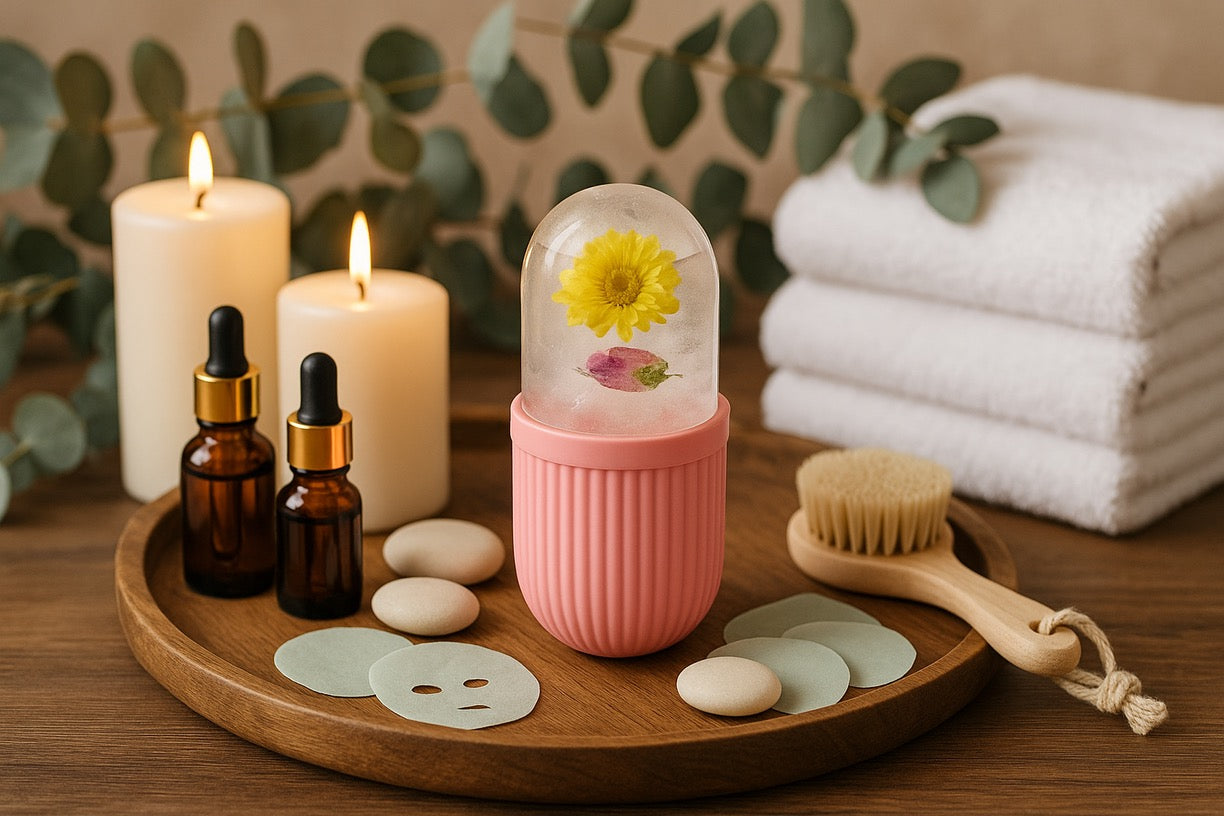Reusable Ice Cube Facial - Cold Therapy Beauty Tool | Ice Face Therapy Cube - Papicha H