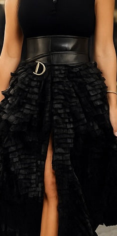 Double Buckle Corset Belt - Adjustable Faux Leather Waist Cincher | Wide Fashion Belt - Papicha H
