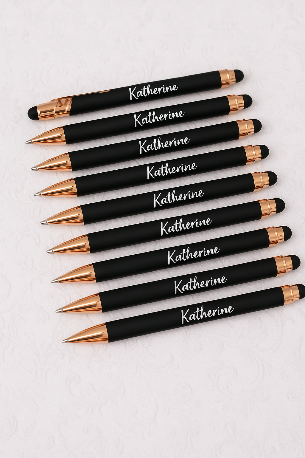 STYLO TACTILE GRAVÉ  | Set Multicolore Personnalisé | Touch Pen PAPICHA H