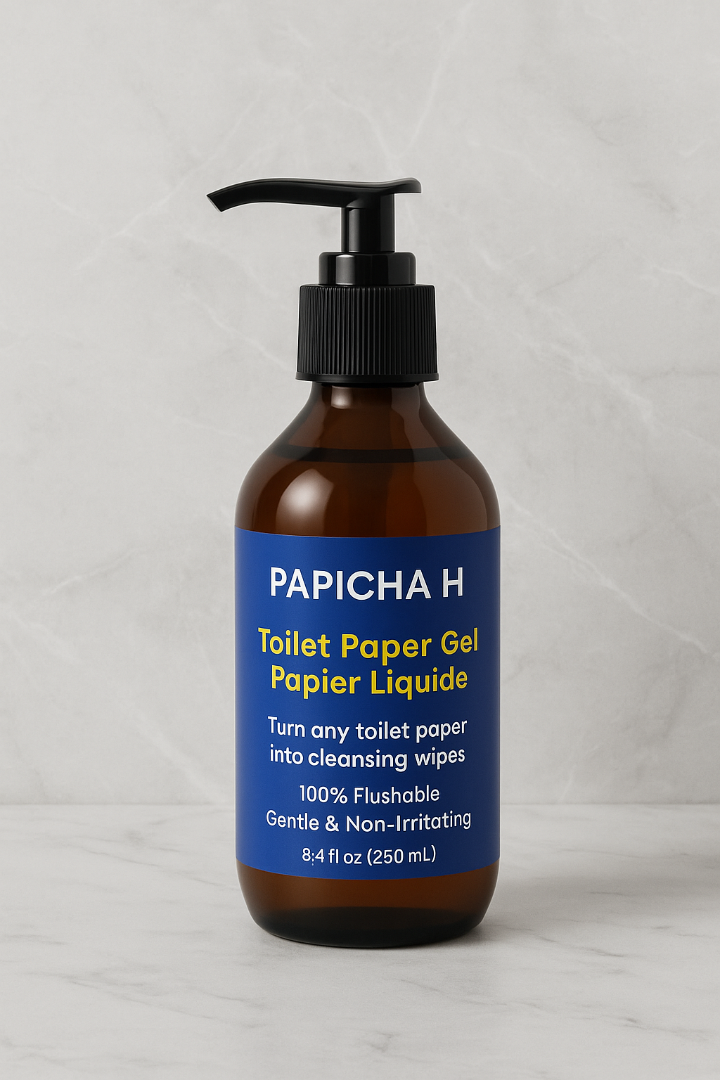 Revolutionary Liquid Toilet Paper Gel - Instant Biodegradable Wipes Transformer | Papicha H