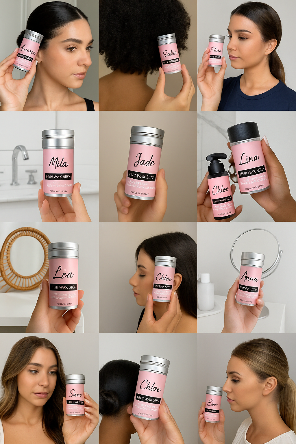 Custom Hair Wax Stick - Professional Styling with Natural Shine | Personalized Hair Care - Papicha H