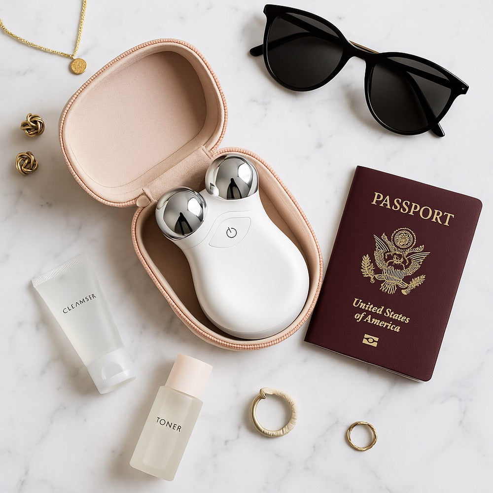 Microcurrent Facial Lifting Device - Professional Anti-Aging Sculpt & Glow | FDA Approved Beauty Tool - Papicha H