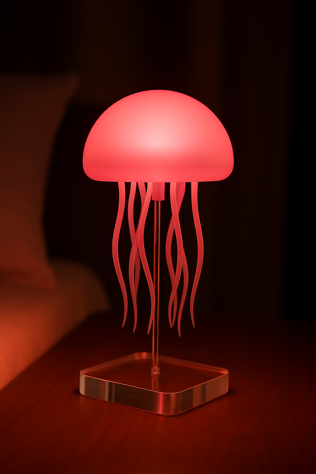 Floating Jellyfish LED Lamp - 5 Color Mood Light | Hypnotic Aquarium Decor - Papicha H