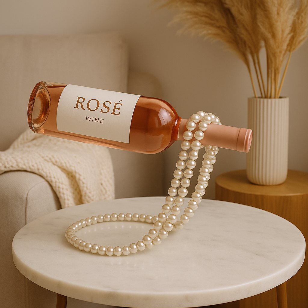Wine Bottle Necklace Holder - Hands-Free Chic Accessory | Party Wine Carrier - Papicha H