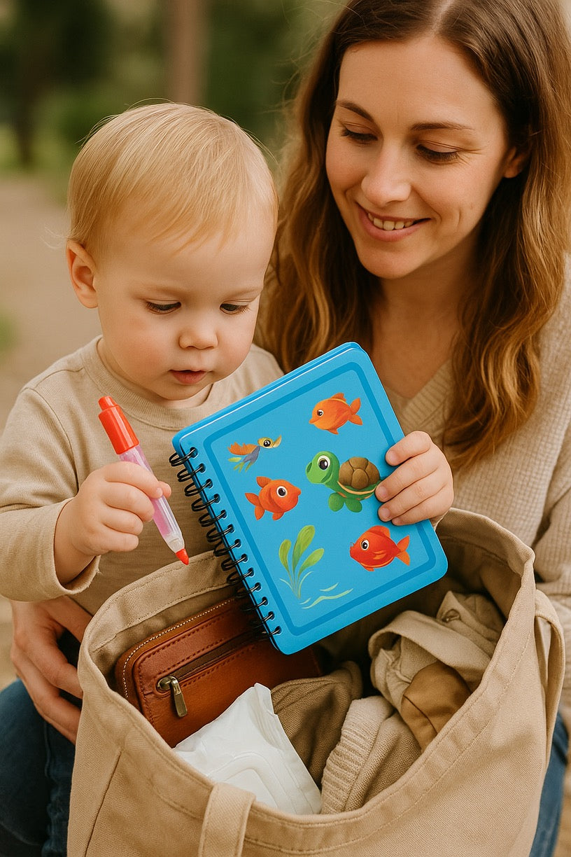 Magic Water Drawing Book | Livre Coloriage Magique à l'Eau - Jeu Éducatif Enfants 3-8 ans | Educational Kids Toy 3-8 years