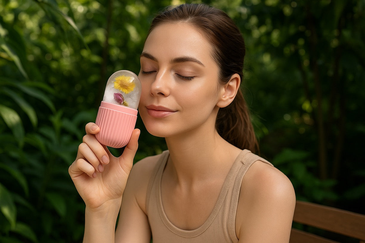 Reusable Ice Cube Facial - Cold Therapy Beauty Tool | Ice Face Therapy Cube - Papicha H
