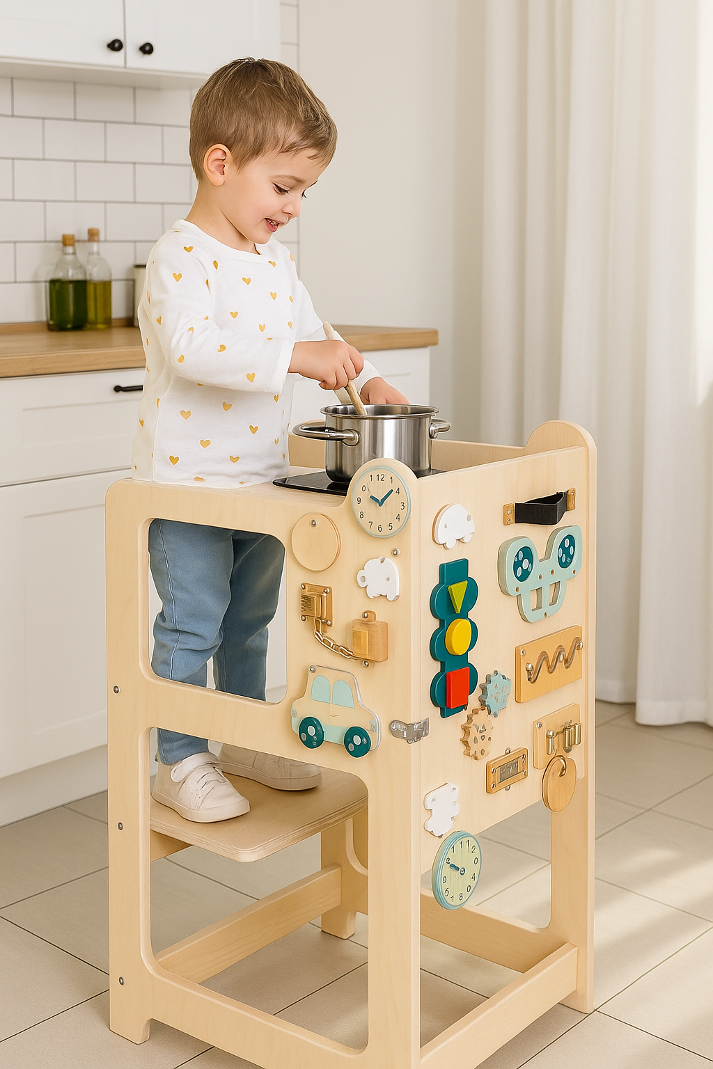 Tour en bois ergonomique pour enfant/ Kids