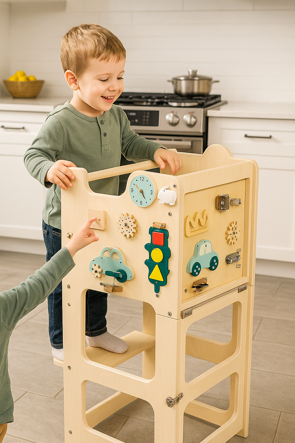 Tour en bois ergonomique pour enfant/ Kids