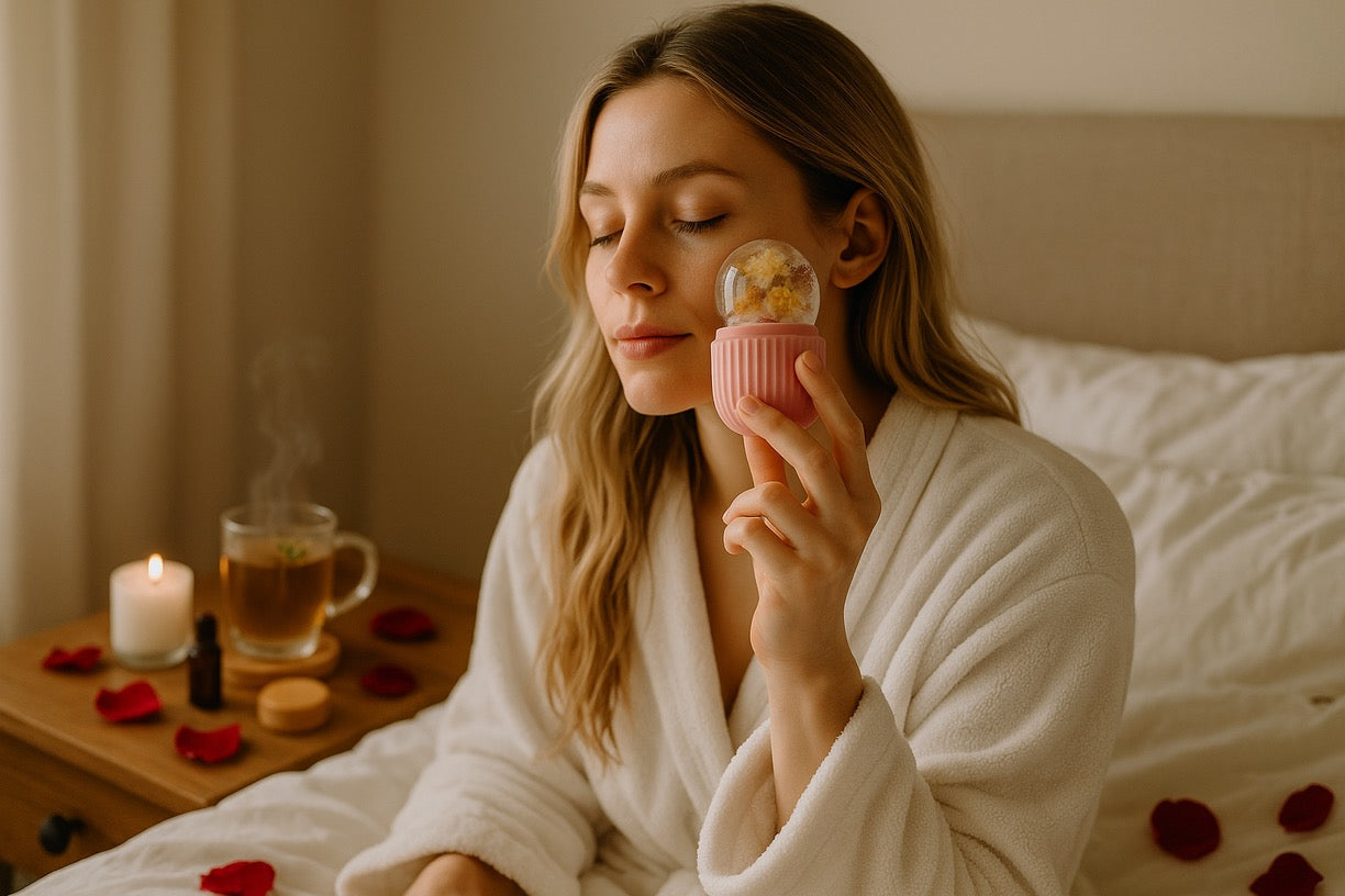 Reusable Ice Cube Facial - Cold Therapy Beauty Tool | Ice Face Therapy Cube - Papicha H