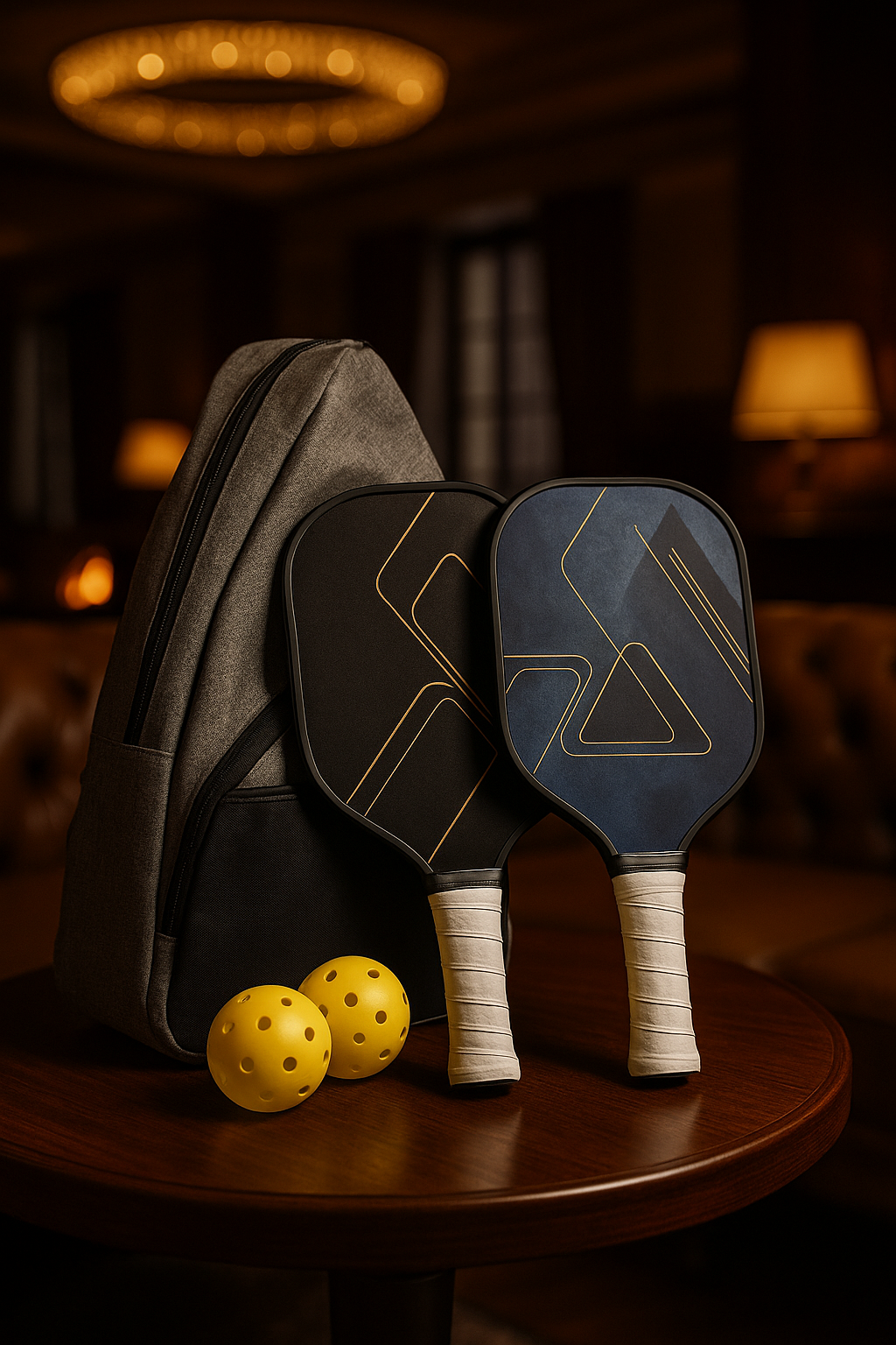 Premium Pickleball Set Pro - 2 Paddles 2 Balls & Carry Bag | Professional Tournament Equipment - Papicha H