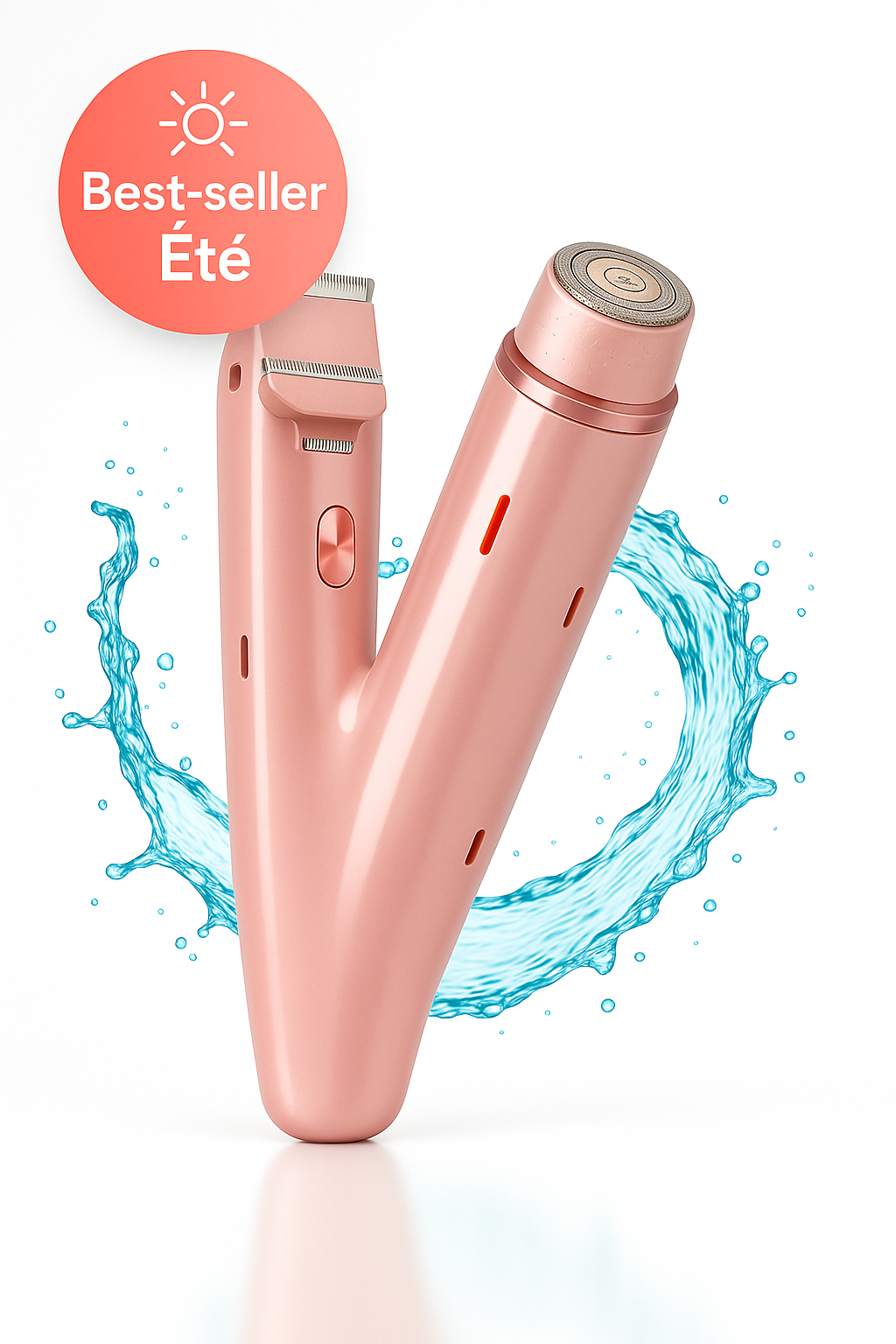 Épilateur Électrique Waterproof - Épilation Douce et Précise 