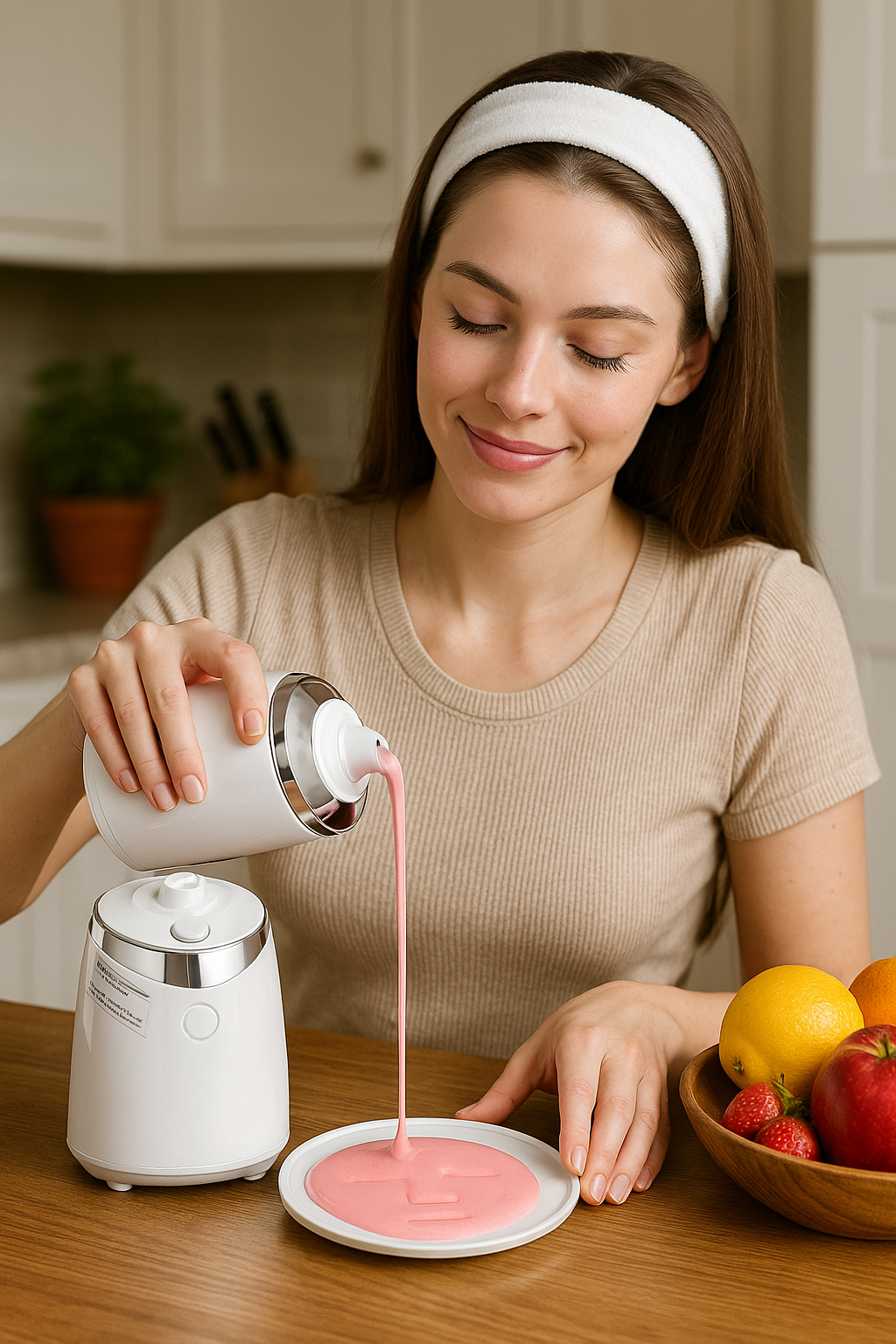 DIY Fruit Face Mask Maker - Natural Glow in 5 Minutes | Fresh Skincare Beauty Device - Papicha H