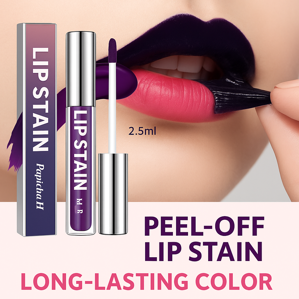 Rouge à lèvres Peel-Off Longue Durée 12h | Rouge à lèvres Peel-Off Longue Durée 12h - Papicha H 