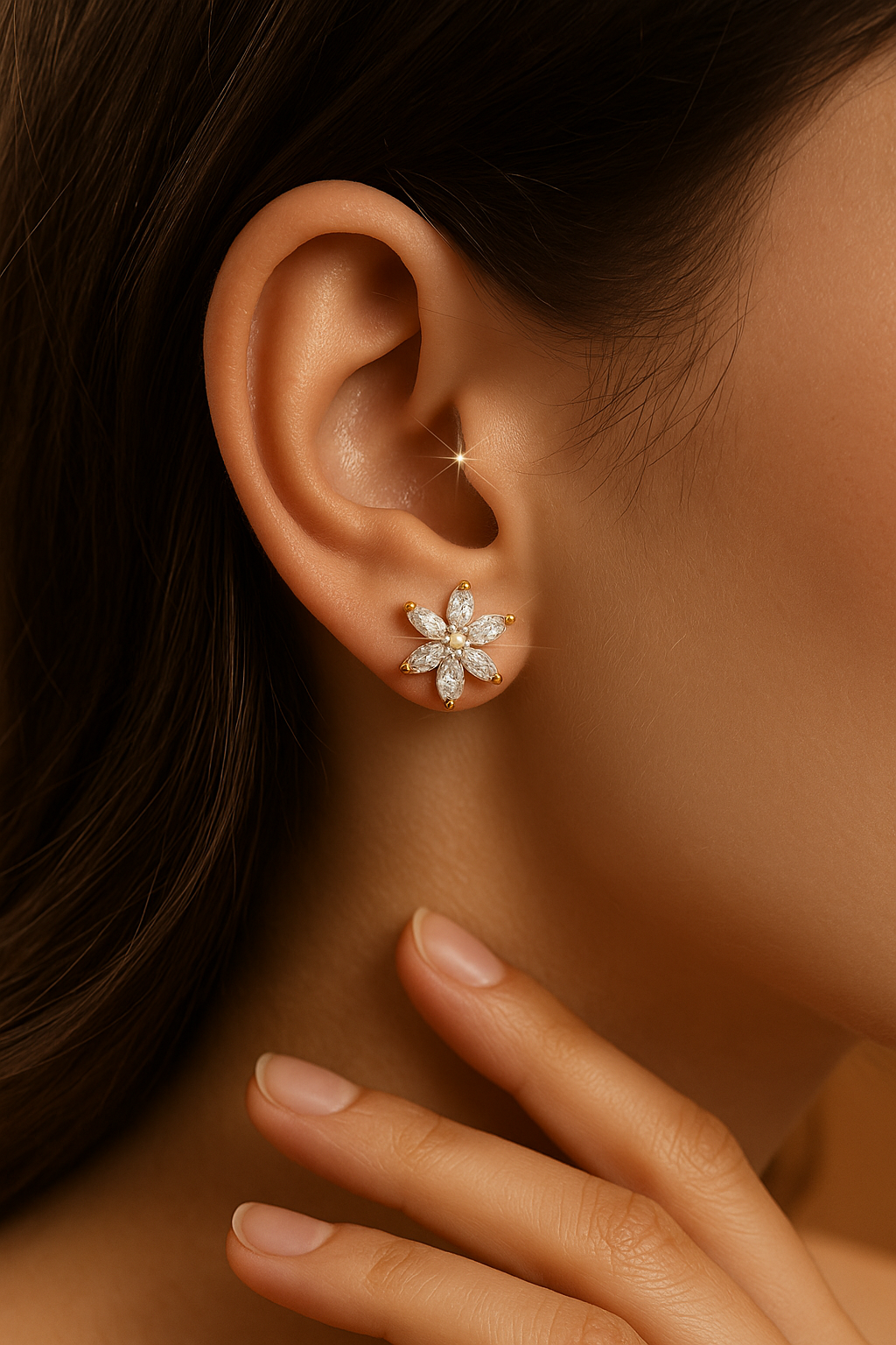 Gold Minimalist Earrings Set - 18K Gold Plated Hypoallergenic | Chic Stud Earrings Collection - Papicha H