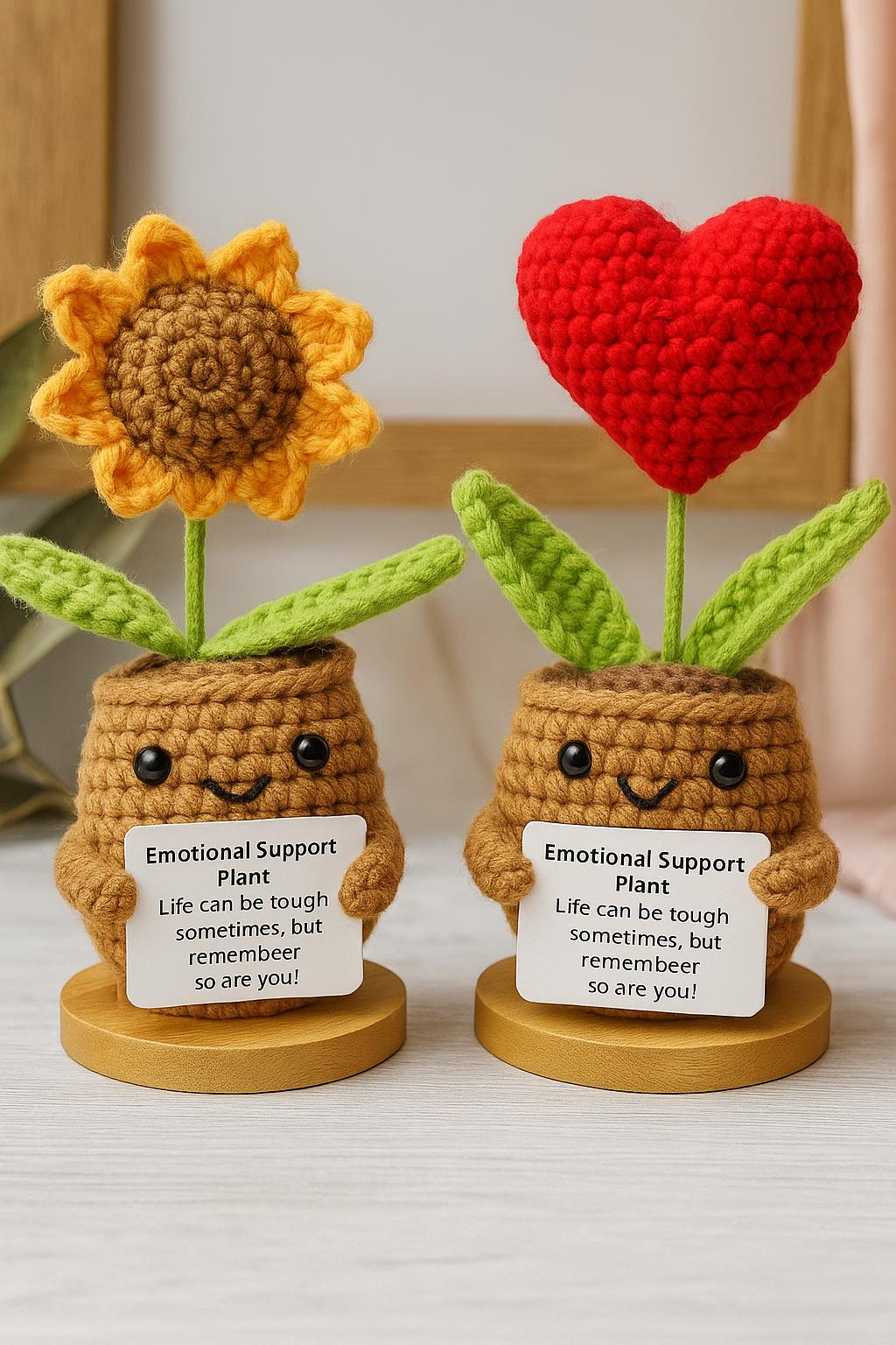 PLANTE CROCHET CŒUR | Support Émotionnel Anxiété | Heart Plant PAPICHA H