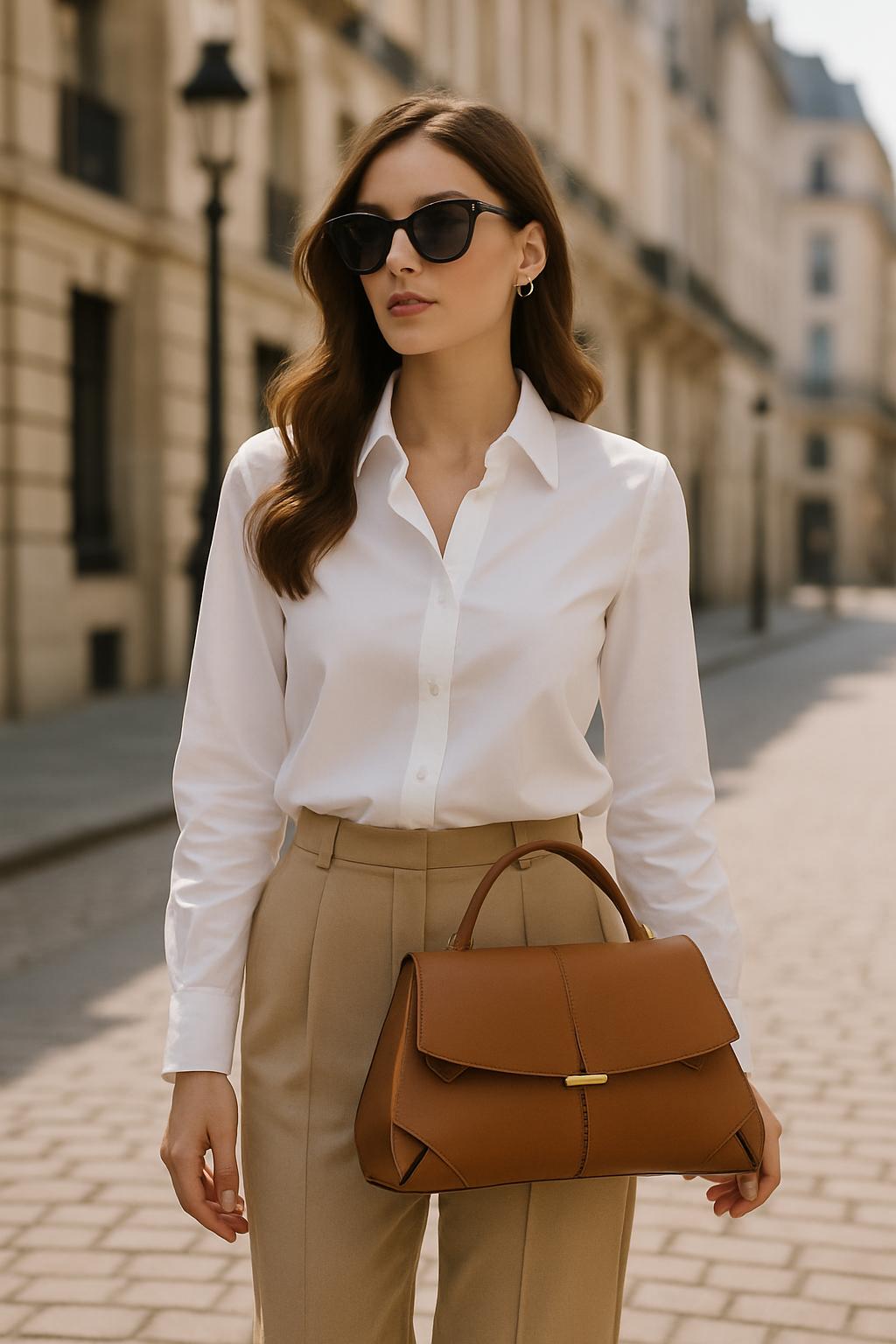 Sac à Main Designer Blanc Femme - Cuir Végan Élégant | Sac à main de créateur blanc pour femme - Cuir végétalien élégant 