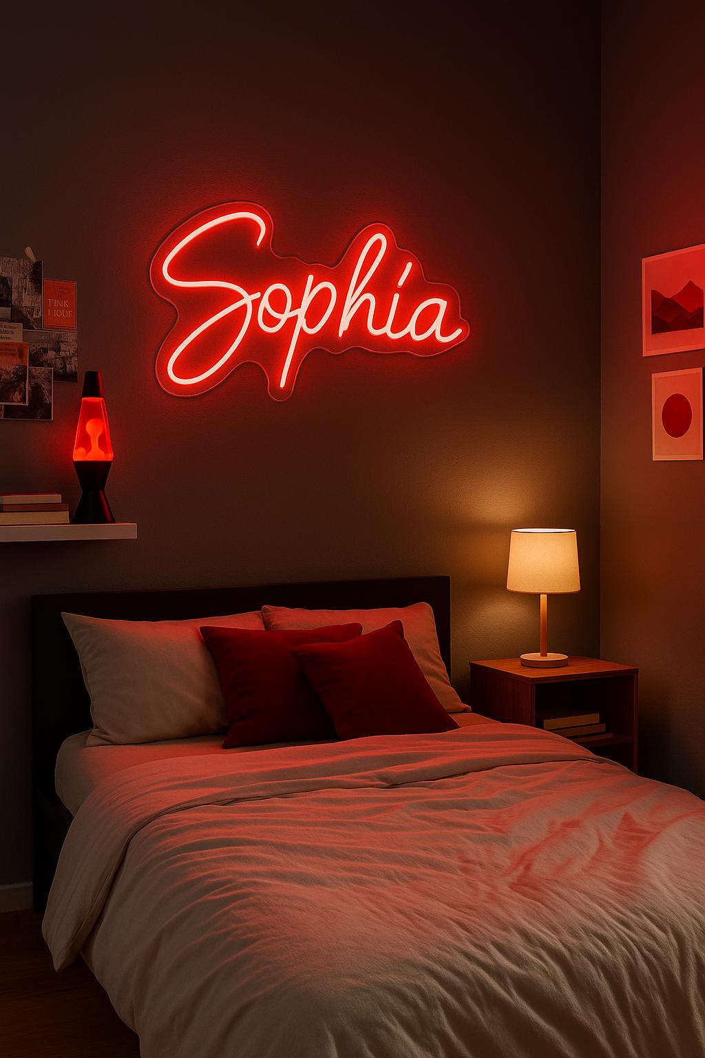 Custom Neon Name Sign for Teens – Personalized LED Light Wall Decor for Bedroom