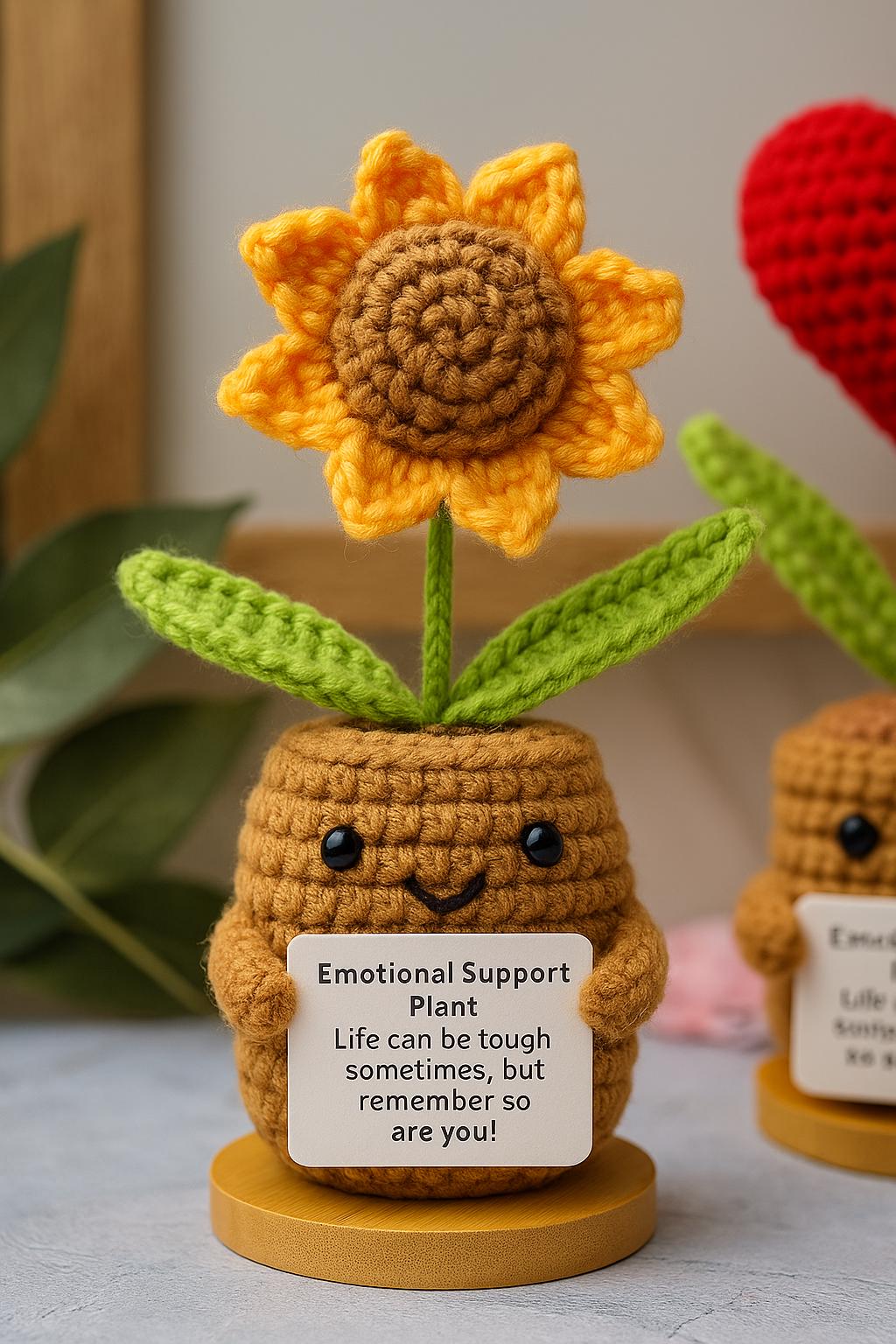 PLANTE CROCHET CŒUR | Support Émotionnel Anxiété | Heart Plant PAPICHA H