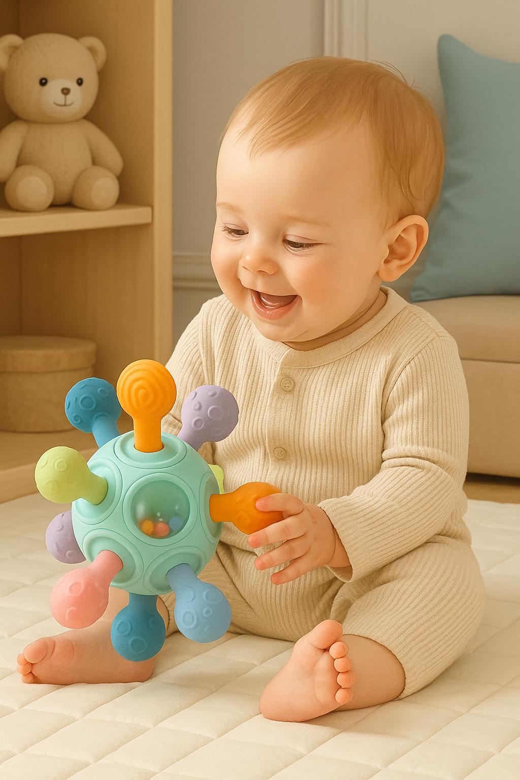 Unique Baby Shower Gift – Sensory Teether Ball