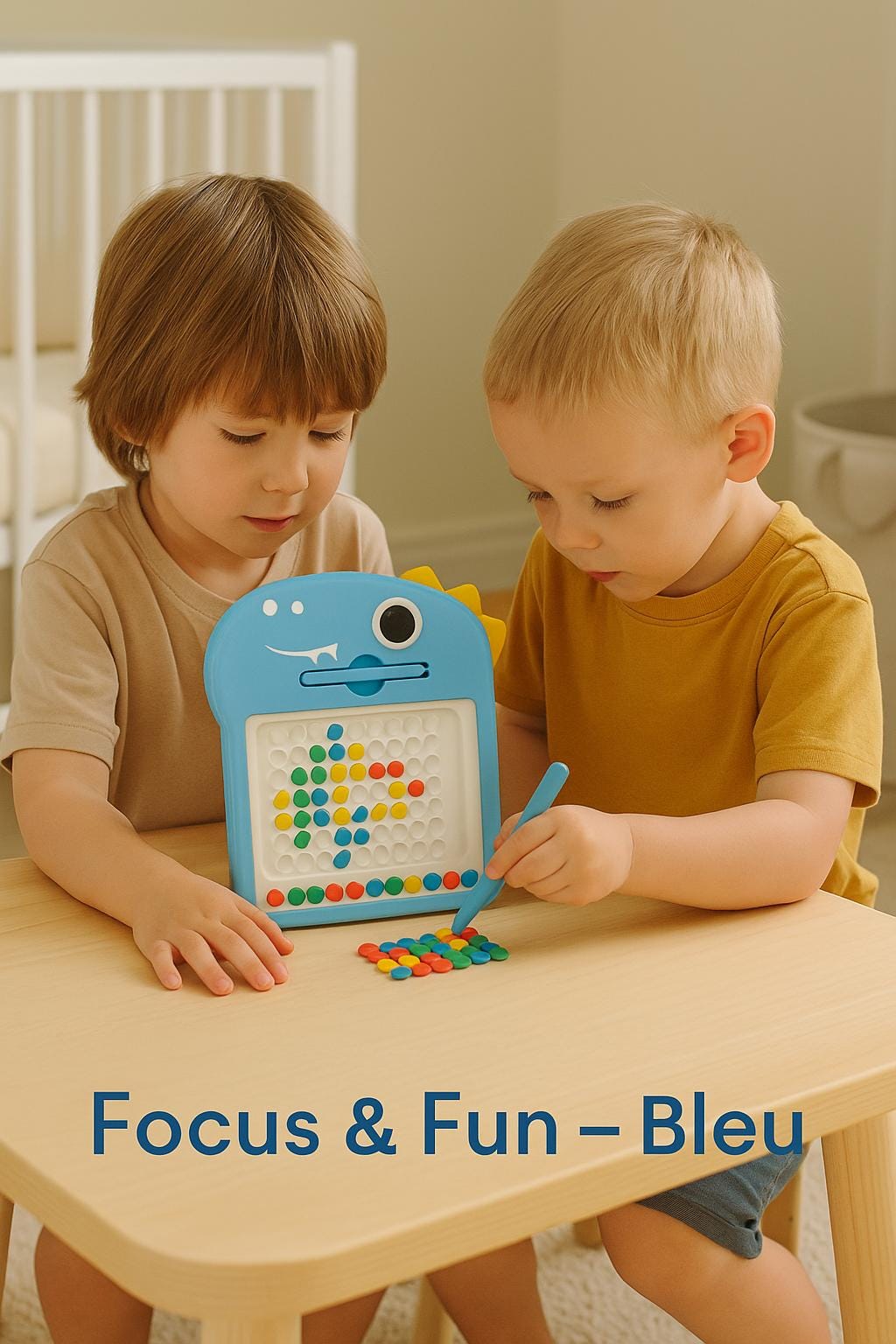 Tableau sensoriel magnétique – Activité calme – Motricité fine pour enfants – Jouet silencieux pour la rentrée