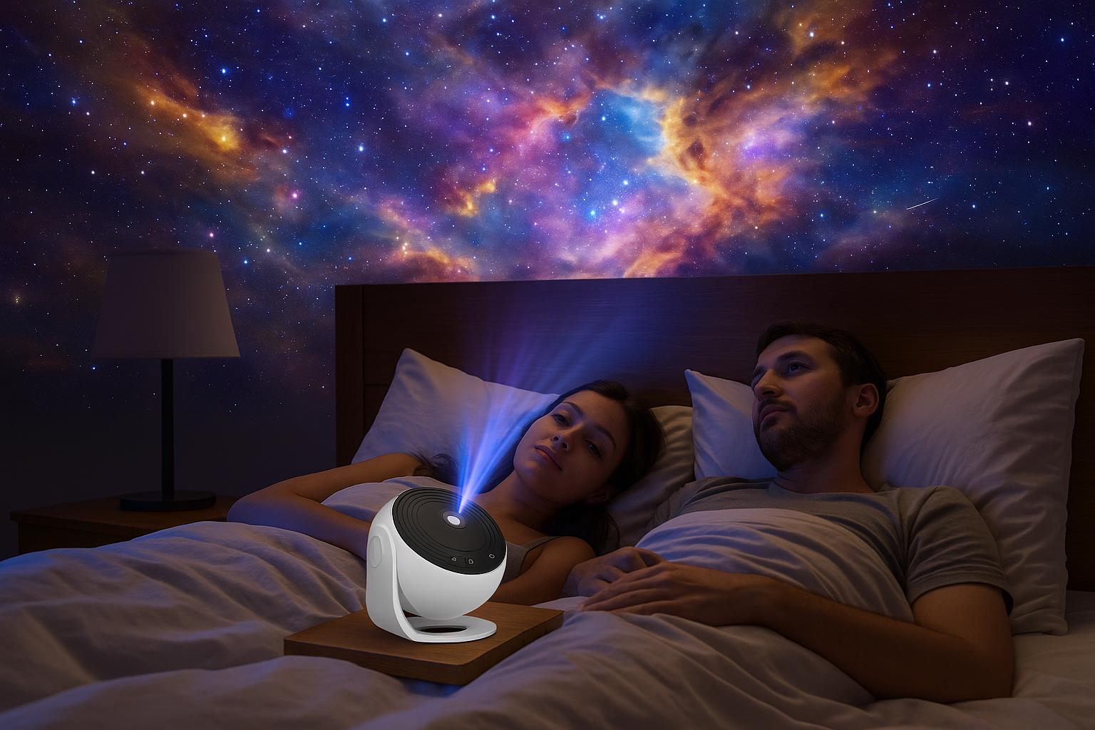12-in-1 Galaxy Projector with Starry Sky Discs – Rotating Planetarium Night Light