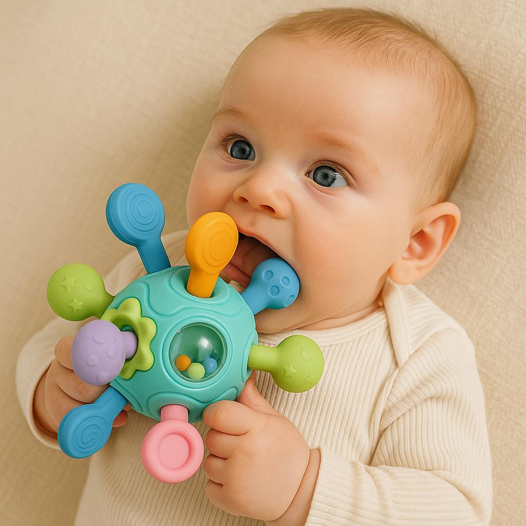 Unique Baby Shower Gift – Sensory Teether Ball