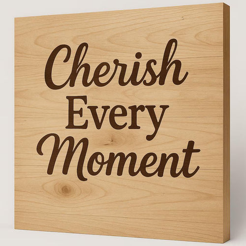 ART MURAL BOIS MOTIVATIONNEL | Citation Inspirante Gravée | Wall Art PAPICHA H