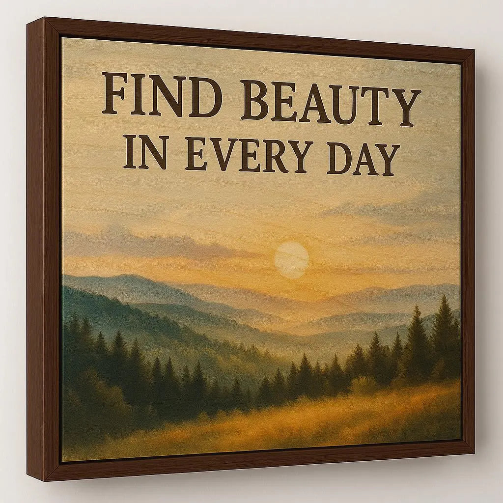 ART MURAL BOIS MOTIVATIONNEL | Citation Inspirante Gravée | Wall Art PAPICHA H