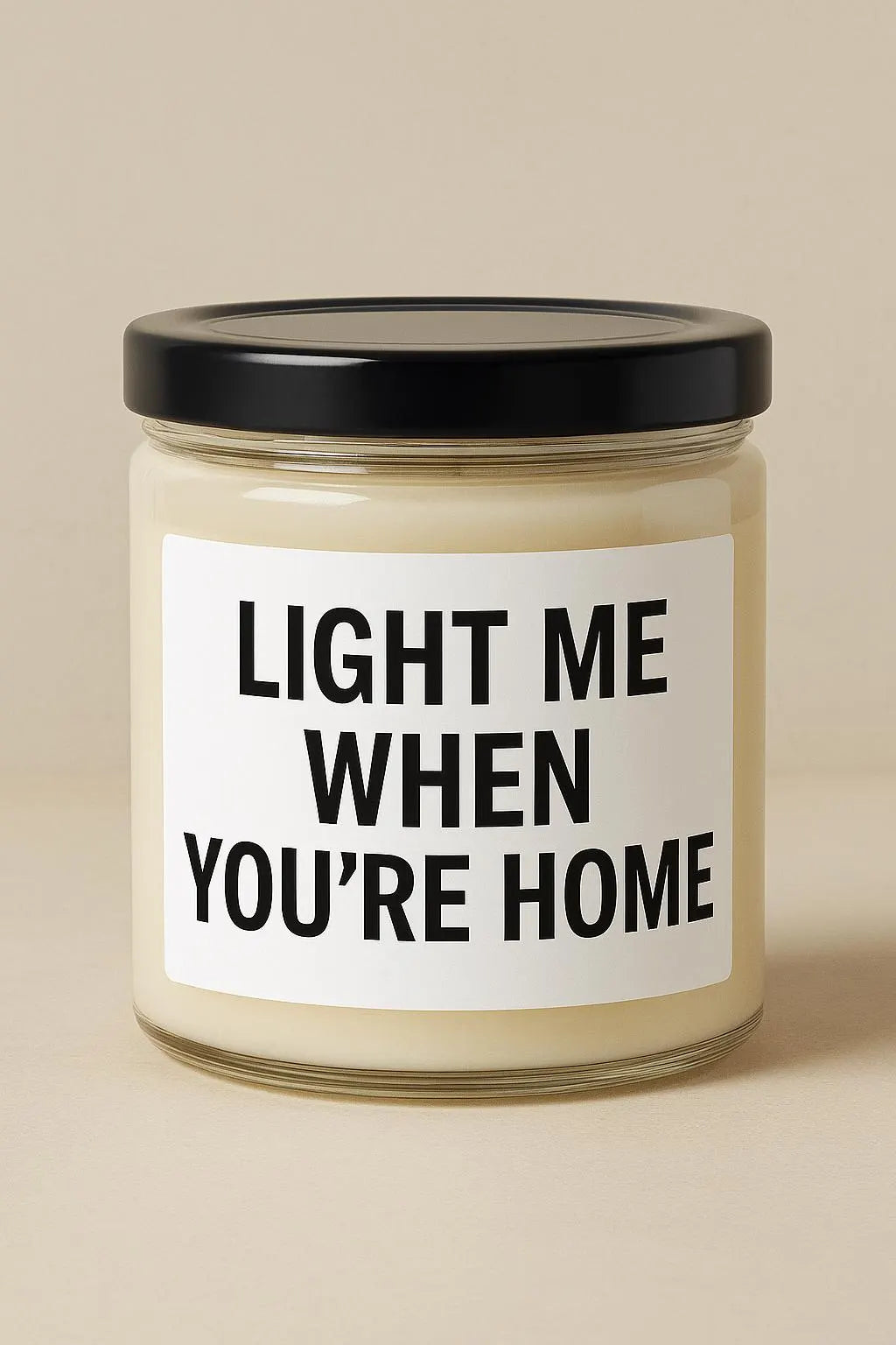 Cadeau maman, bougie parfumée personnalisée en cire de soja, slogan inspirant bien-être, ambiance cosy, idée cadeau détente et relaxation
