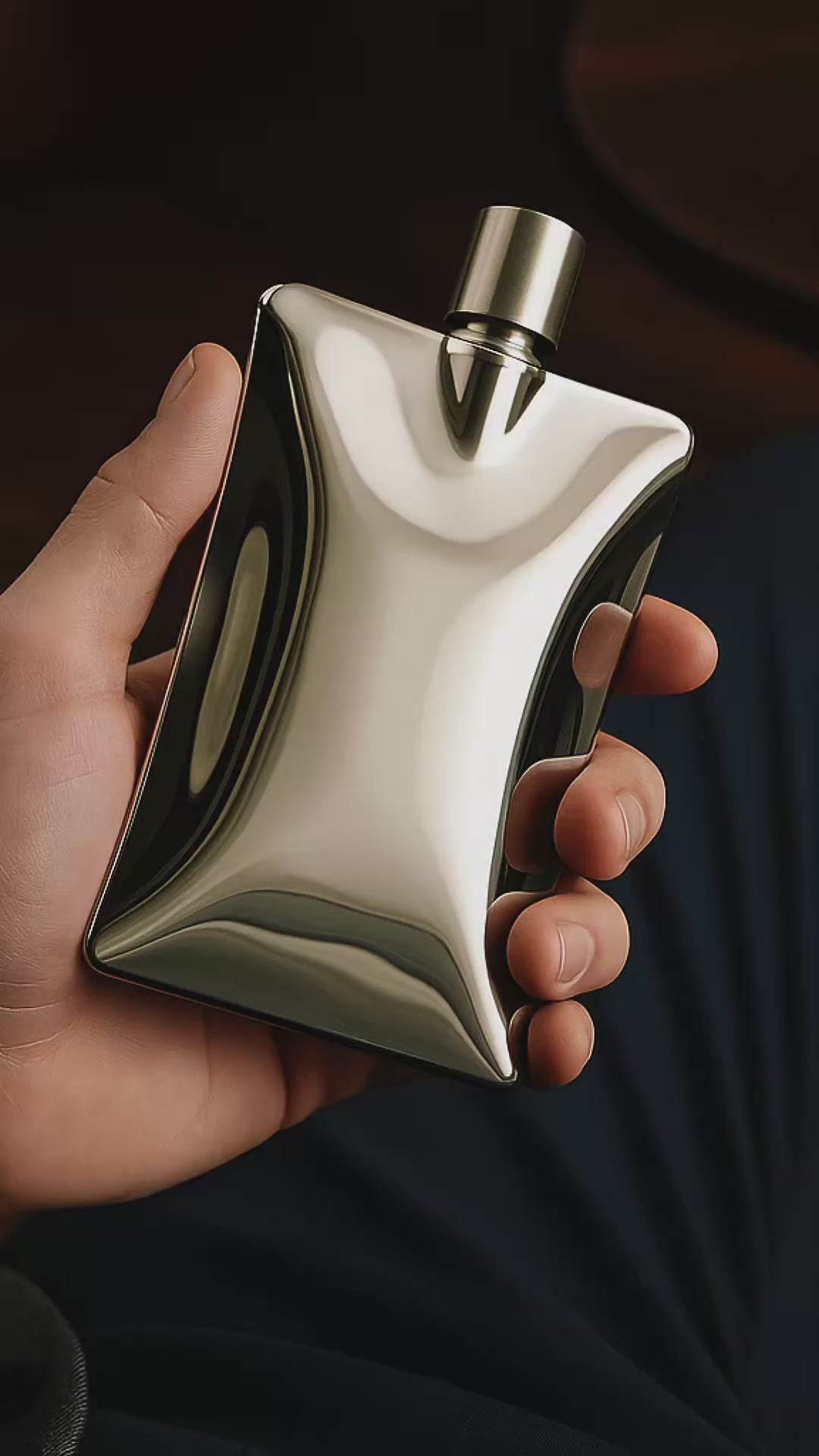 Luxury Stainless Steel Hip Flask 150ml - Premium Minimalist Design | Gentleman Accessory - Papicha H